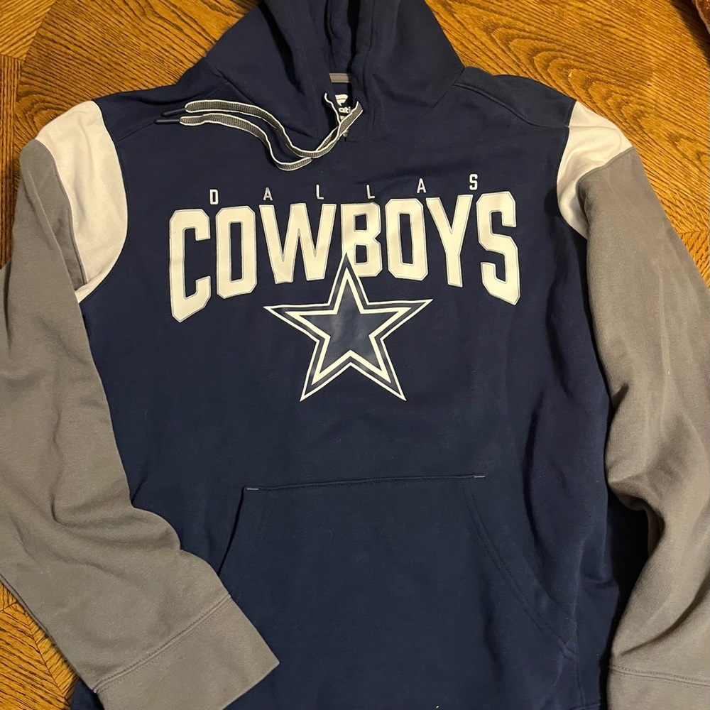 Fanatics Navy and Gray Dallas Cowboys Hoodie